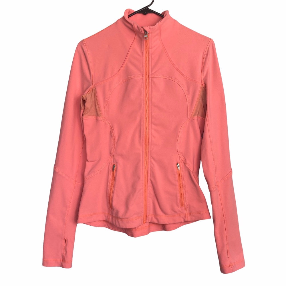 Lululemon Women's Coral Zip Up Performance Workout Jacket